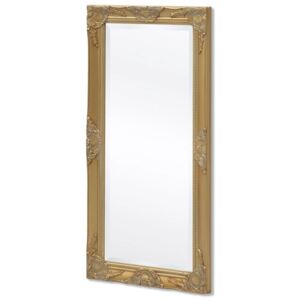 Zrkadlo drevo-baroko/100x50 cm-zlaté
