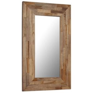 Zrkadlo drevo teak/50x80 cm