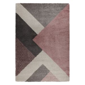 Ružový koberec Flair Rugs Zula, 80 × 150 cm
