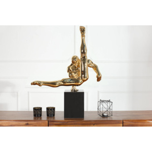 Soška Gymnast 70cm zlatá