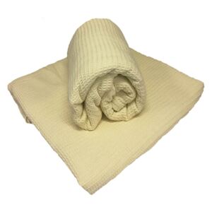 Bavlnená termo deka kapučínová 150 x 200