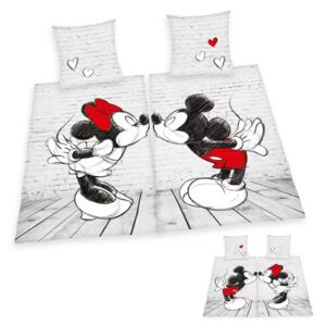 Herding Partnerské obliečky Mickey&Minnie 2x140x200/70x90 cm