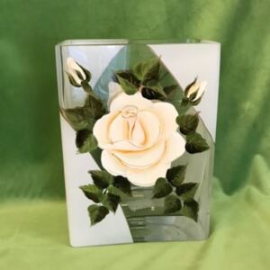 Darčeky.Online Maľovaná váza ruže