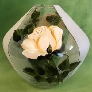 Darčeky.Online Maľovaná váza ruže