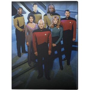 Obraz na plátne Star Trek: The Next Generation - Enterprise Officers, (60 x 80 cm)