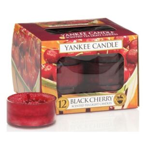 Yankee Candle vonné čajové sviečky Black Cherry