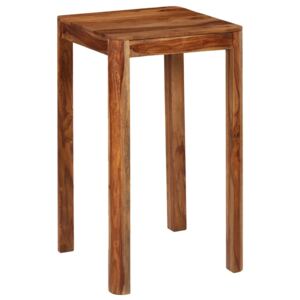 Barový stôl masívne sheeshamové drevo 60x60x107 cm