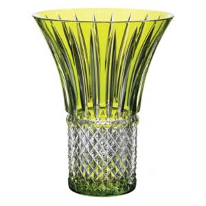 Váza zelená GIOTTO CDC00396 brúsený krištáľ H30cm