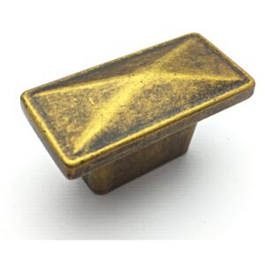 DC Nábytková knopka Safira zlatá antik