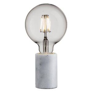 Stolná lampa SIV 45875001 biely mramor