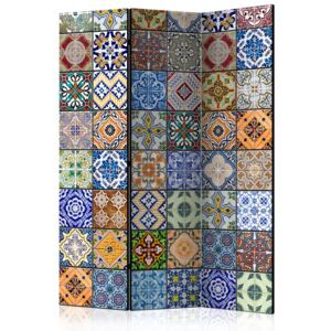 Paraván Colorful Mosaic Dekorhome 135x172 cm (3-dielny)