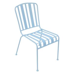 LEITMOTIV Modrá exteriérová stolička Lines