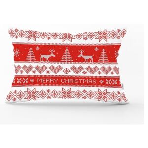 Vianočná obliečka na vankúš Minimalist Cushion Covers Nordic Knit, 35 x 55 cm