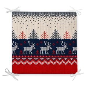 Vianočný sedák s prímesou bavlny Minimalist Cushion Covers Nordic, 42 x 42 cm