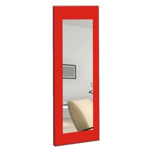 Nástenné zrkadlo s červeným rámom Oyo Concept Chiva, 40 x 120 cm