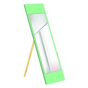 Stojacie zrkadlo so zeleným rámom Oyo Concept, 35 x 140 cm