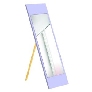 Stojacie zrkadlo s modrofialovým rámom Oyo Concept, 35 x 140 cm