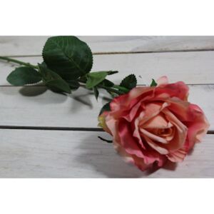 Umelé RUŽE - ružové (v. 75 cm) veľkosť
