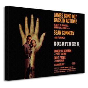 Obraz na plátne James Bond (Goldfinger - Hand) 40x30cm WDC92003