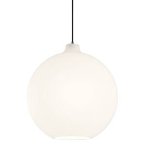 Louis Poulsen Wohlert sklenená závesná lampa Ø35cm