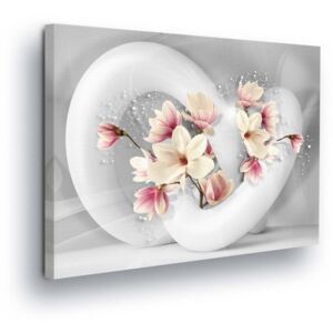 Obraz na plátne GLIX - Flower Toboggan 80x60 cm