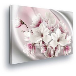 Obraz na plátne GLIX - Magic Pink Bouquet 100x75 cm