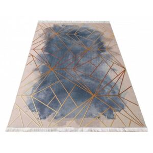 Kusový koberec Diamo modrý, Velikosti 160x220cm