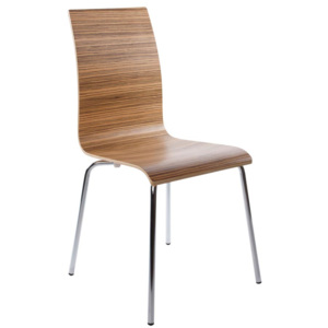 Moderná stolička Vogel zebrano