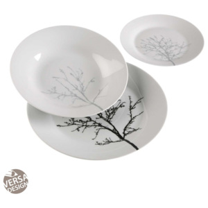3 dielna set tanierov z porcelánu, Versa Ingo Versa Home 21150009