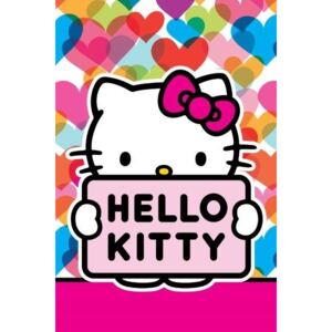 Ružové uteráky pre deti Hello Kitty