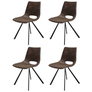 Dizajnová stolička Izabella / hnedá