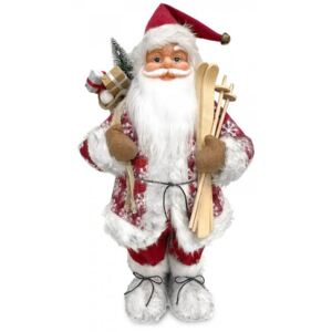 Strend Pro 8091020 Dekorácia MagicHome Vianoce, Santa stojaci, červený, 46 cm