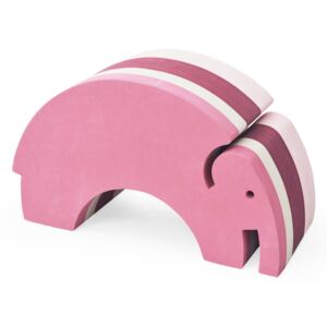 BObles Montessori multifunkčný slon veľký barva: ružová