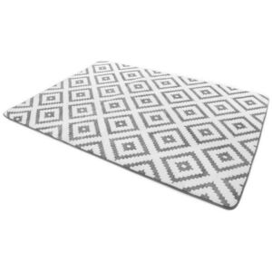 Koberce do obývačky v sivej farbe s ornamentom 200 x 300 cm