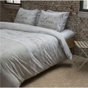 Romantické posteľné obliečky Love 160 x 200 cm
