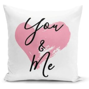 Obliečka na vankúš Minimalist Cushion Covers You & Me Heart, 45 × 45 cm