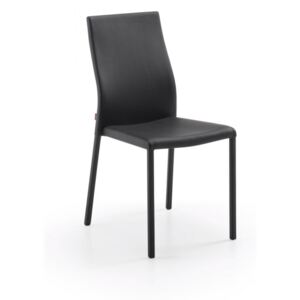 AURA leather stolička, Farba čierna