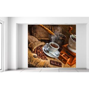 Gario Fototapeta Kávový svet Rozmery (š x v): 268 x 240 cm, Materiál: Latexová (lepidlo zadarmo)