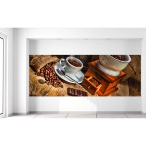 Gario Fototapeta Kávový svet Rozmery (š x v): 268 x 100 cm, Materiál: Latexová (lepidlo zadarmo)