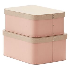 Krabice 2 ks Pink - ružová