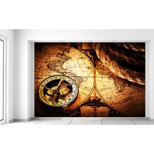 Gario Fototapeta Stará mapa sveta Rozmery (š x v): 200 x 135 cm, Materiál: Latexová (lepidlo zadarmo)