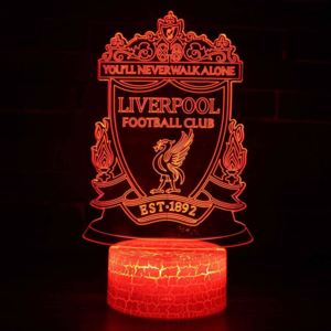 Beling 3D lampa, Liverpool, 7 farebná S371