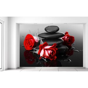 Gario Fototapeta Roses and spa Rozmery (š x v): 200 x 135 cm, Materiál: Latexová (lepidlo zadarmo)
