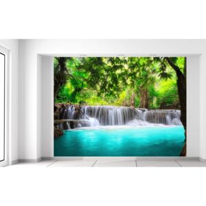 Gario Fototapeta Nádherný vodopád v Thajsku Rozmery (š x v): 200 x 150 cm, Materiál: Latexová (lepidlo zadarmo)