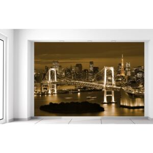 Gario Fototapeta Rainbow Bridge Tokio Rozmery (š x v): 200 x 135 cm, Materiál: Samolepiaca