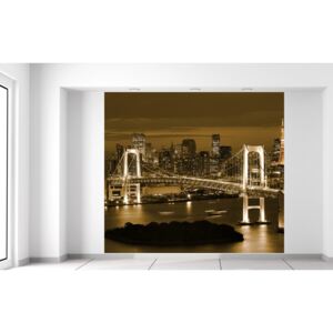 Gario Fototapeta Rainbow Bridge Tokio Rozmery (š x v): 268 x 240 cm, Materiál: Latexová (lepidlo zadarmo)