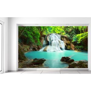 Gario Fototapeta Vodopád v Thajsku Rozmery (š x v): 412 x 248 cm, Materiál: Latexová (lepidlo zadarmo)