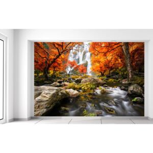 Gario Fototapeta Jesenný vodopád Rozmery (š x v): 200 x 135 cm, Materiál: Latexová (lepidlo zadarmo)