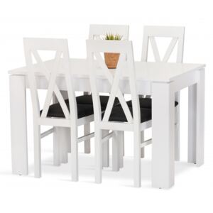 Jedálenská zostava WANDA stôl + 4 stoličky