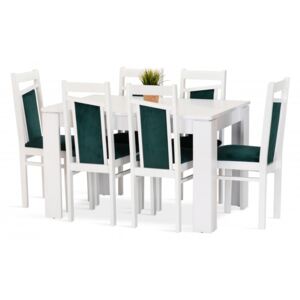 Jedálenská zostava ANETA stôl + 6 stoličiek